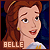 belle (disney princess) fan button